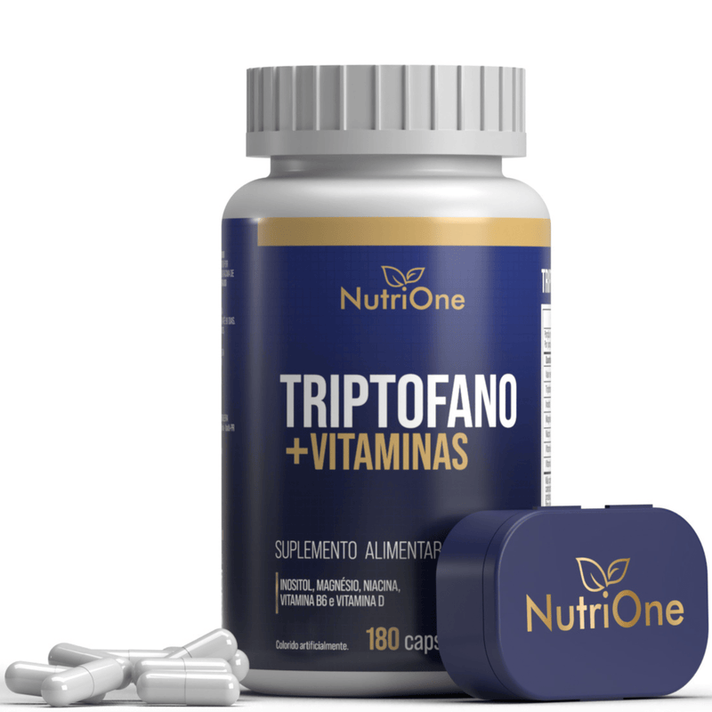 Triptofano + Vit. e Minerais 180 Cápsulas 500mg - NutriOne E - commerce