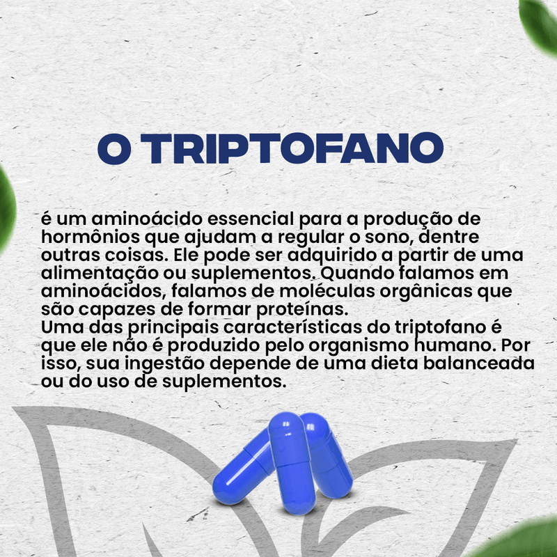 Triptofano + Vit. e Minerais 180 Cápsulas 500mg - NutriOne E - commerce