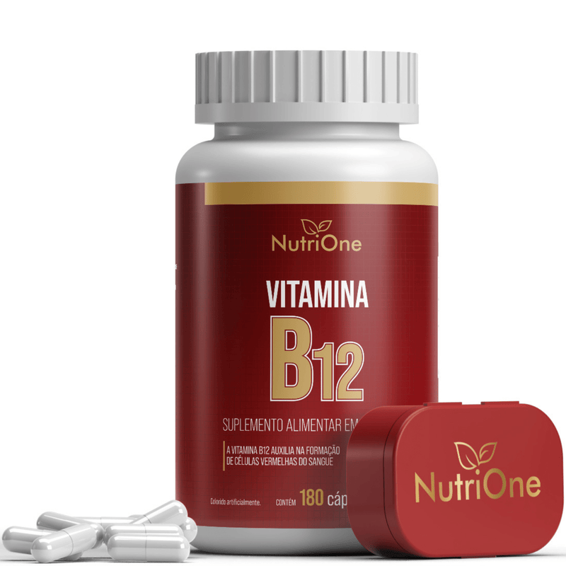 Vitamina B12 Máxima Concentração 180 Cápsulas - NutriOne E - commerce