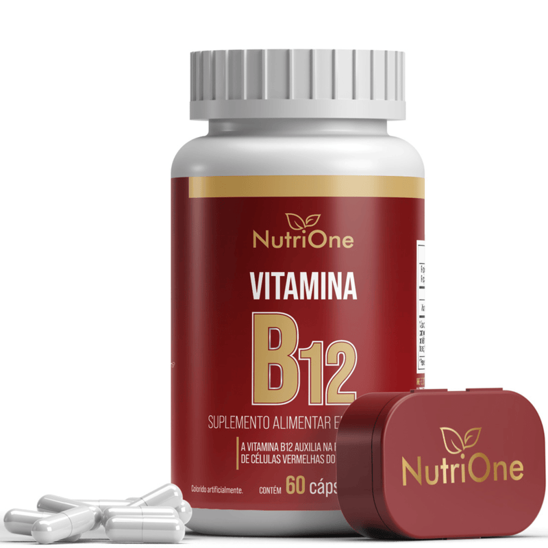 Vitamina B12 Máxima Concentração 60 Cápsulas - NutriOne E - commerce