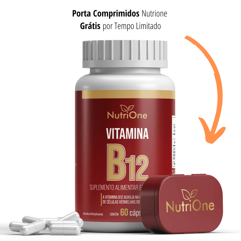 Vitamina B12 Máxima Concentração 60 Cápsulas - NutriOne E - commerce