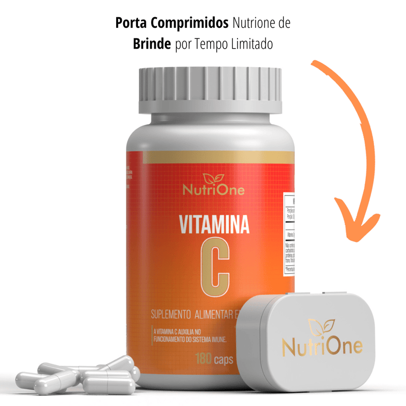 Vitamina C 750mg 180 Cápsulas - NutriOne E - commerce