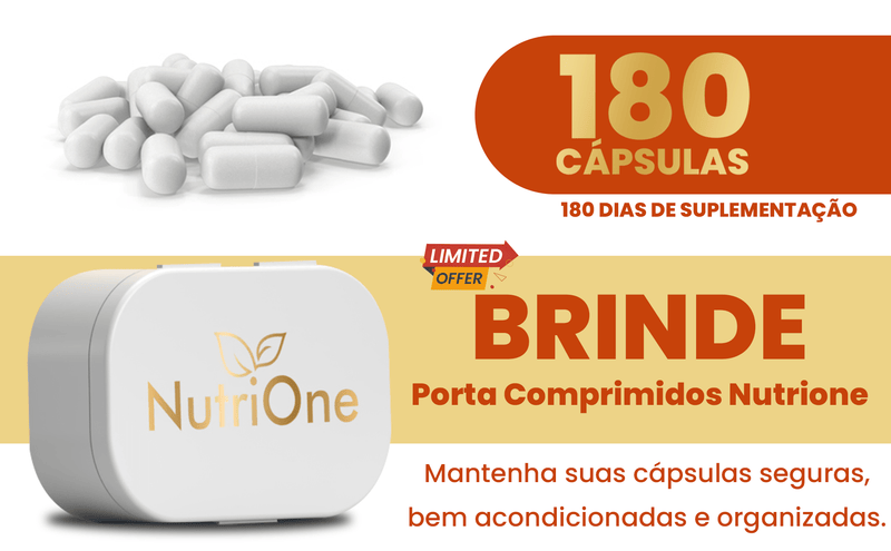 Vitamina C 750mg 180 Cápsulas - NutriOne E - commerce