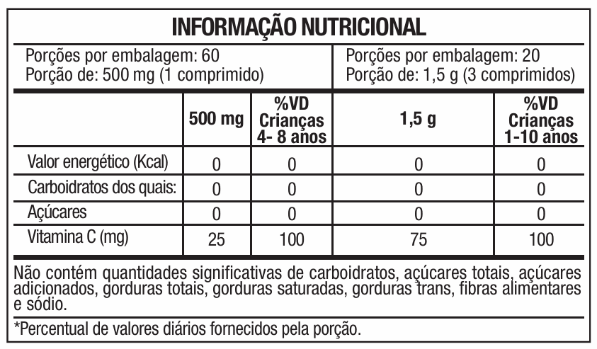 Vitamina C Infantil (Kids) Laranja 60 Comp