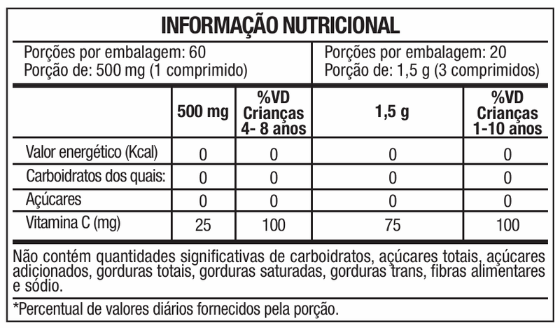 Vitamina C Infantil (Kids) Laranja 60 Comp