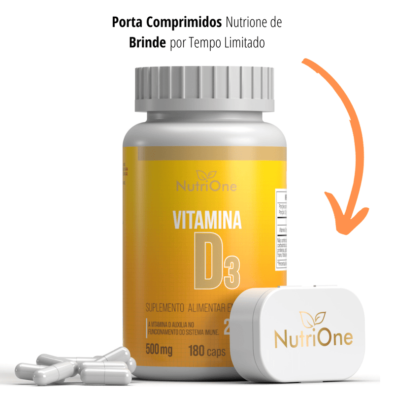 Vitamina D3 2.000Ui 180 Cápsulas - NutriOne E - commerce